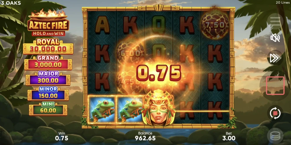 Aztec Fire: Hold and Win