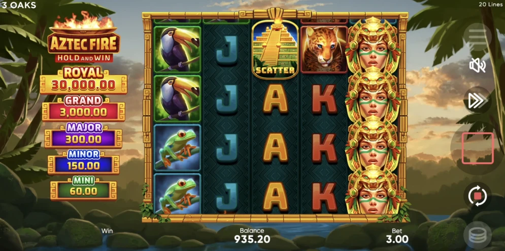 Aztec Fire: Hold and Win