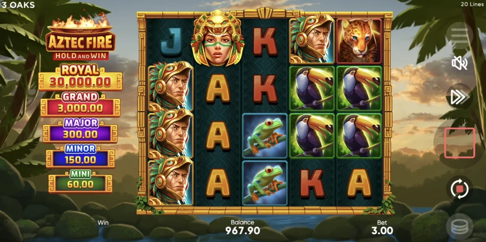 Aztec Fire: Hold and Win