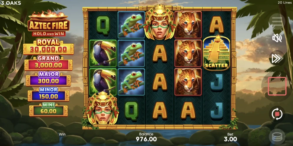 Aztec Fire: Hold and Win