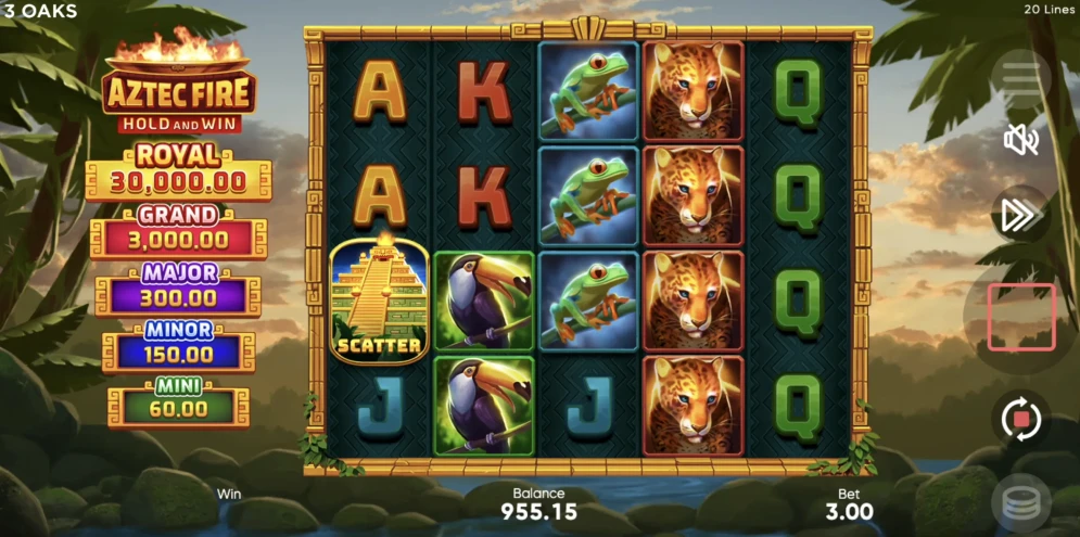 Aztec Fire: Hold and Win