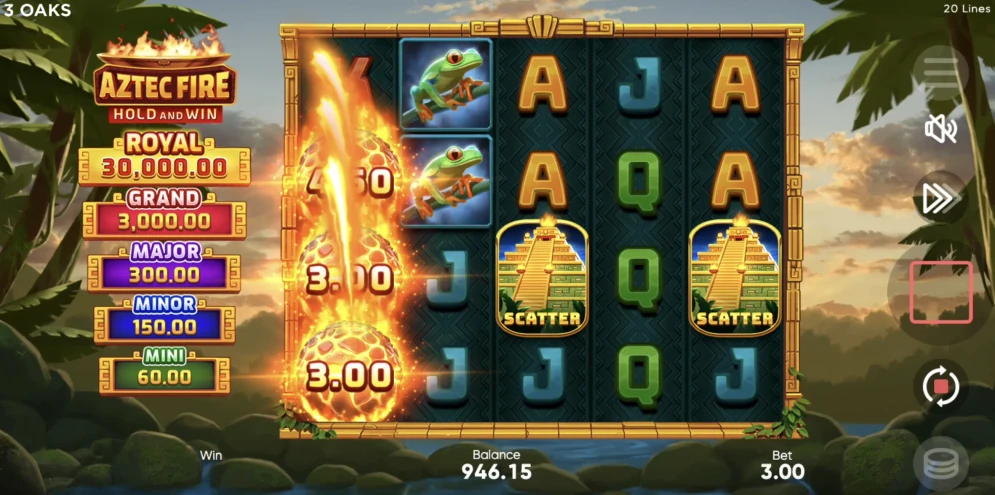 Aztec Fire: Hold and Win